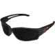 Edge Eyewear Kazbek Torque Safety Glasses - Matte Black Frame with Red E Logo / Polarized Smoke Lens, One Size, TSK236