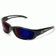 Edge Eyewear Kazbek XL-Black / Blue Mirror Lens with Gasket GSK-XL118