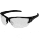 Edge Eyewear Khor G2 Safety Glasses - Black Frame / Clear Vapor Shield Lenses, One Size, SDK111VS-G2