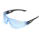 Edge Eyewear Kirova Safety Glasses - Black Frame, Light Blue Lens AB113