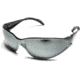 Edge Eyewear Kirova Safety Glasses - Black Frame, Silver Mirror Lens AB117