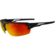 Edge Eyewear Pumori - Matte Black Frame / Aqua Precision Red Mirror Lenses, Black Frame, XPAP419