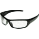 Edge Eyewear Reclus Safety Glasses - Black Frame / Clear Lens, One Size, SR111