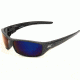 Edge Eyewear Reclus - Black Frame, Blue Mirror Lens SR118