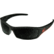 Edge Eyewear Reclus Torque Safety Glasses - Matte Black Frame with Red E Logo / Polarized Smoke Lens, One Size, TSR236