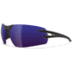 Edge Eyewear Salita - Black Frame / Blue Mirror Lenses, Black Frame, SL118