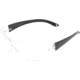 Edge Eyewear Savoia Safety Glasses Black Frame Clear Lens Ake111