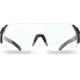 Edge Eyewear Urgent Fury Shooting Glasses, Black Frame, Clear Vapor Shield Lenses, Standard, UF11VS