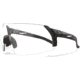 Edge Eyewear Urgent Fury Shooting Glasses, Black Frame, Clear Vapor Shield Lenses, Standard, UF11VS