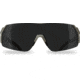 Edge Eyewear Urgent Fury Shooting Glasses, Conifer Green Frame, Polarized Smoke Vapor Shield Lenses, Standard, UF36PVS