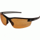 Edge Eyewear Zorge G2 Safety Glasses Black Frame / Amber Lenses, Universal DZ114-G2