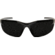 Edge Eyewear Zorge G2 Safety Glasses Black Frame / Polarized Smoke 2.0 Magnification Lenses, Universal TDZ216-2.0-G2