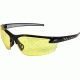 Edge Eyewear Zorge G2 Safety Glasses Black Frame / Yellow Vapor Shield Lenses, Universal DZ112VS-G2