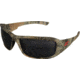 Edge Safety Brazeau with Red E Logo, Smoke Lens, Camouflage Frame, XB116CF-E5
