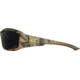 Edge Safety Brazeau with Yellow E Logo, Polarized Smoke Lens, Camouflage Frame, TXB216CF-E1