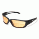 Edge Tactical Blade Runner XL Sunglasses, Black Frame, Tiger's Eye Lens, SBR-XL610