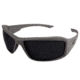 Edge Tactical Hamel Shooting Glasses, Mas Gray Thin Temple &quot; Soft-Touch Gray Frame /Polarized Smoke Lenses, Smoke, One Size TXH746-TT