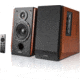 Edifier R1700BTs Powered Bluetooth Bookshelf Speakers, Brown, 4004971