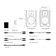 Edifier S3000 Pro Powered Wireless Bookshelf Speakers, Brown, 4004421