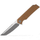 EIKONIC Knife Company Tsuru 3.30 Folding Tanto Plain Satin 154CM SS Blade, 4.20 Coyote Brown G10 Handle, TS8SBRN