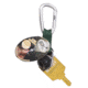 EK Ekcessories Keybiner with LED Light-Dark Green