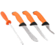 EKA Butcher Set, Orange Santoprene Handles w/Canvas Roll Bag EKA-730403