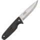 EKA Nordic W12 Fixed Blade Knife, 9in, 4.25in, Swedish Sandvik Steel, Drop Point, Black, G10 Handle EKA714302
