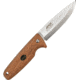 EKA Nordic W12 Wood Fixed Blade Knife, 9in, 4.25in, Swedish Sandvik Steel, Drop Point, Brown, Wood Handle EKA614302