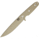 EKA RTG-1 Fixed Blade Knife, 10.5in Overall, 5.75in Tan Powder Coated 1095Hc Steel Blade, One-Piece Comes w/Tan Paracord That Can Be Used To Wrap The Handle, Black Kydex Belt Sheath, 50160