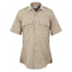 Elbeco California Highway Patrol Short Sleeve Poly/Rayon Shirt - Mens, 16.5 in, Tan, 248N-16.5