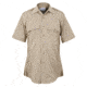 Elbeco California Highway Patrol Short Sleeve Poly/Rayon Shirt - Mens, 18 in, Tan, 248N-18