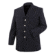 Elbeco Men's Navy Wool Blend Double Breasted Dress Blousecoat, Fit Line Regular - 1370FL-36-R