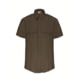 Elbeco TexTrop2 Short Sleeve Polyester Shirt - Mens, 17.5 in, Brown, Z3315N-17.5