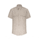 Elbeco TexTrop2 Zippered Short Sleeve Polyester Shirt - Mens, 19 in, Silver Tan, Z3312N-19