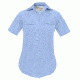 Women's Blue Paragon Plus Short Sleeve Shirt, Tall
