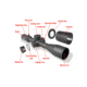 Element Optics Theos 6-36x56mm Rifle Scope, 34mm Tube, Fisrt Focal Plane FFP, APR-2D, MOA, 50061