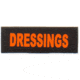 Eleven 10 1x3 Med Name Tape Patch, Orange - E10-7003-DRESSINGS-BLK/ORG