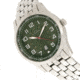 Elevon Garrison Bracelet Watch W/Date, Silver/Green, ELE105-3