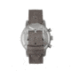 Elevon Langley Chronograph Leather-Band Watch W/ Date, Black/Grey, ELE103-4