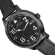Elevon Sabre Watch w/Date - Mens, Gunmetal/Black/Black, One Size, ELE121-4