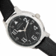 Elevon Sabre Watch w/Date - Mens, Silver/Black/Black, One Size, ELE121-2