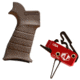 Elftmann Tactical Elftmann 3 Gun Trigger Curved 3 GUN-S W/ Stark Equipment AR Rifle Grip, with Hook Mount, Earth ANG-HM-EA