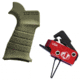 Elftmann Tactical Elftmann AR-10 Trigger Straight AR-10-S W/ Stark Equipment AR Rifle Grip, with Hook Mount, Green ANG-HM-GR