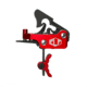 Elftmann Tactical Apex .170 Trigger, Curved, Red, APEX-.170-R-C