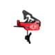 Elftmann Tactical Apex Pro AR-15 Curved Adjustable Trigger, Black Shoe, Anodized, Red, APEXPROBC