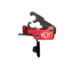 Elftmann Tactical SE AR-15 Straight Adjustable Trigger, Black Shoe, Anodized, Red, SEBS