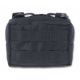 Elite Survival Systems MOLLE General Utility Pouch, Small, Black, ME201-B
