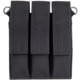Elite Survival Systems Velcro Attach Triple Pistol Caliber Extended Magazine Pouch, Black, HL-109-B