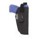 Elite Survival Systems Inside Pants Ballistic Nylon IWB Holster, fits Compact Glock, Sig Sauer, Beretta, Taurus with Light/Laser, Ambidextrous, Black, BCH-5CL