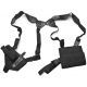 Elite Survival Systems M/ASH Shoulder Holster System, Size 9, For Glock 26 &amp; Similar, Black, MASH9-A